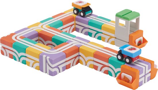 QBI blokkenset magnetic cubes collection explorer preschool plus