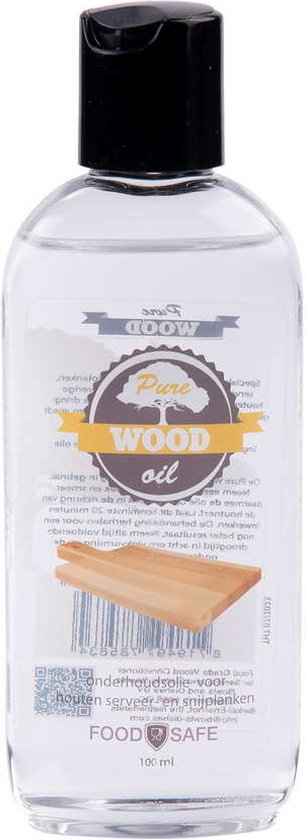 Pure Wood Oil 100 ml - Speciale onderhoudsolie voor snijplanken serveerplanken