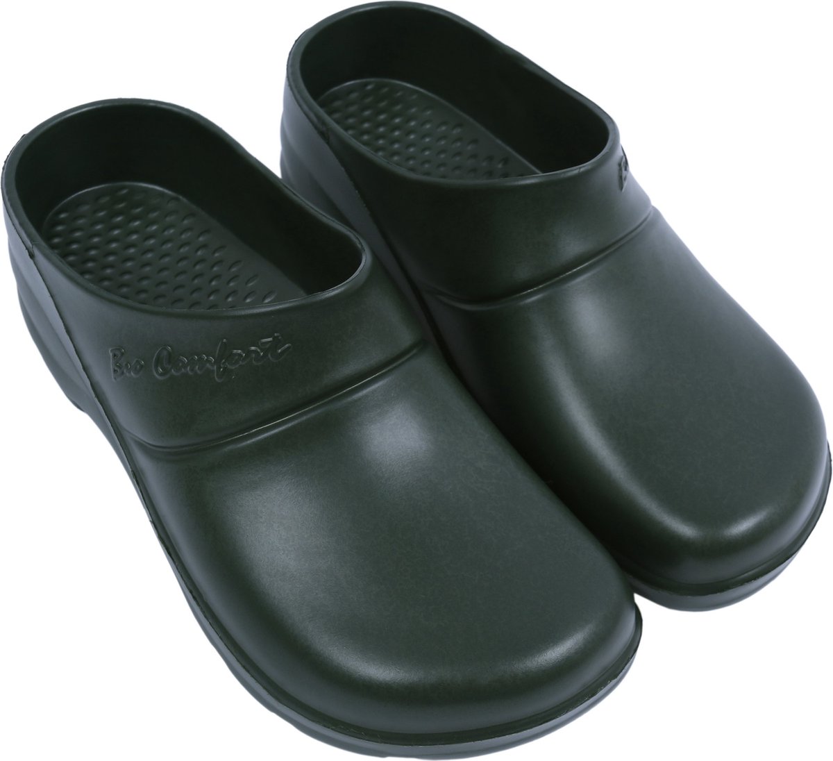 Groene slip-on klompen van EVA-materiaal- Bio Comfort LEMIGO / 37