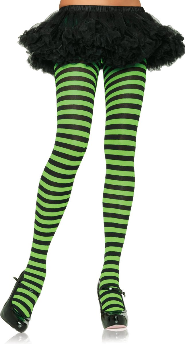 Nylon Stripe Tights