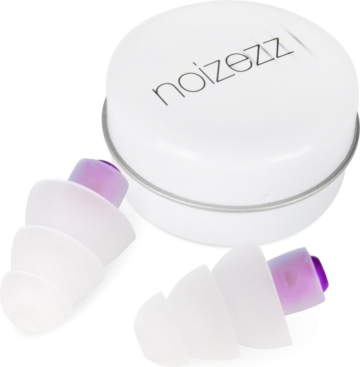 Goedkoopste Noizezz - Purple Mild - One size fits all gehoorbescherming met een demping tot 17 dB - Paars - Oordoppen -1 paar