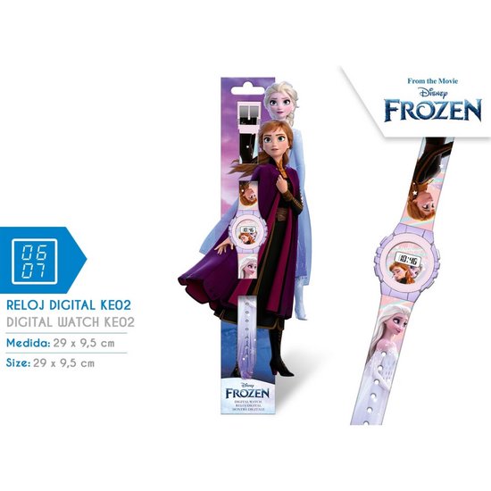 Frozen Mixte Enfant Numérique Digital Montre Bleu FZN4151