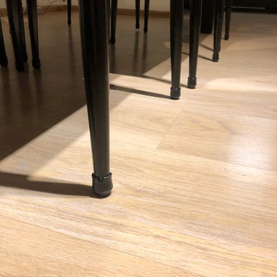 FLOOQ® Pro Stoelpootdoppen Felipe Geluidloos & Krasvrij (Buisframe) 8 stuks