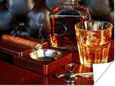 Affiche Whisky - Bouteille - Carafe - 80x60 cm