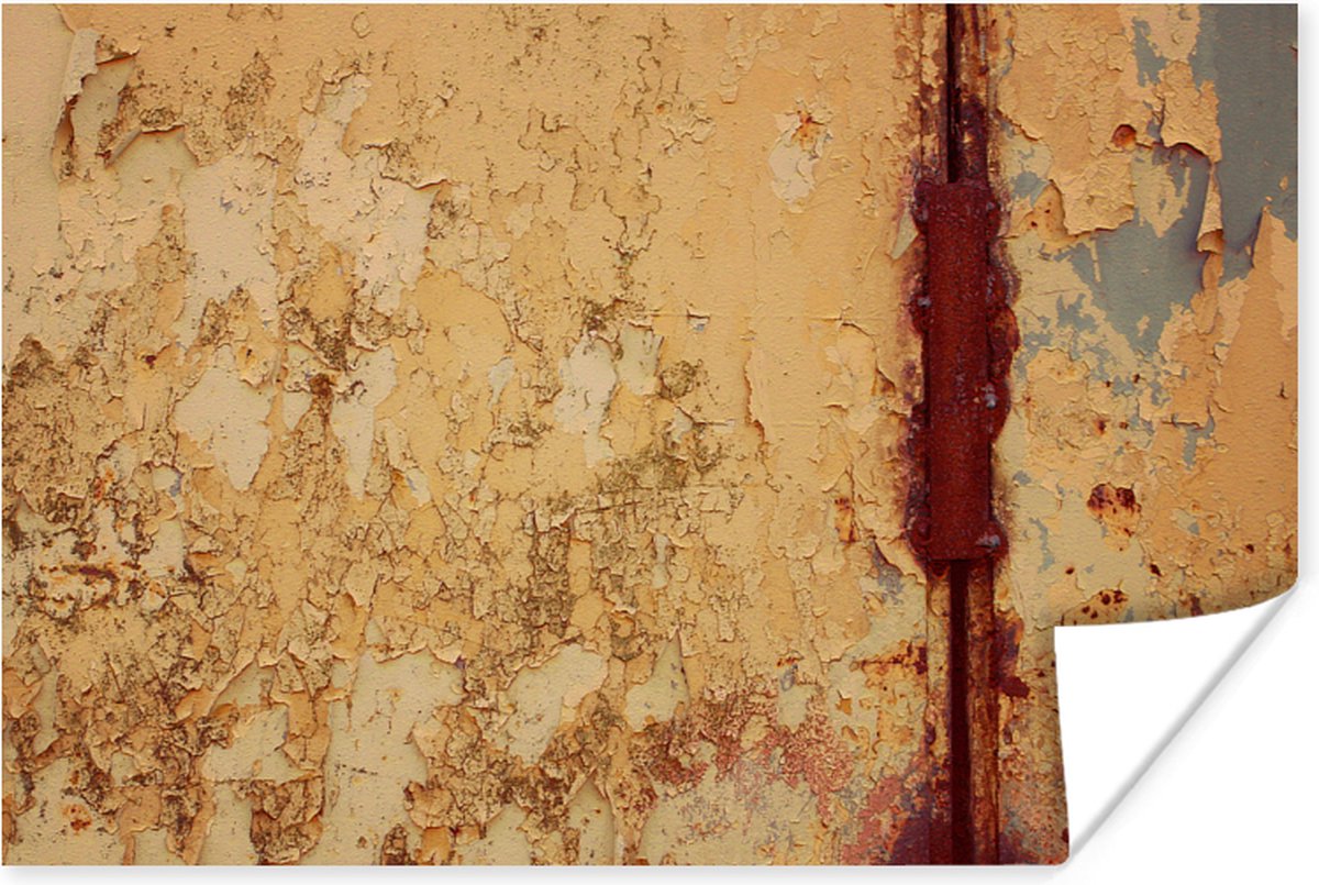 Poster Industrieel - Roest - Staal - IJzer - 90x60 cm