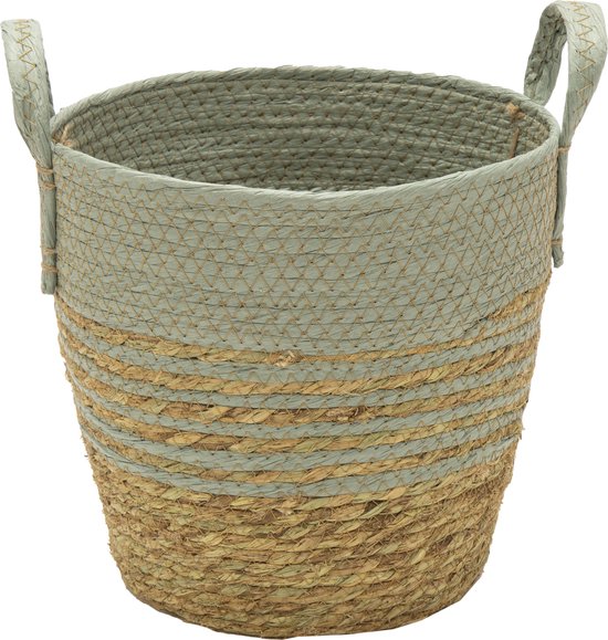 M Oneiro Pot de fleurs de Luxe HAYDEN SWIRL BASKET BLEU D22H21 – hôtel chic – intérieur ––– accessoires – jardin – décoration – fleurs – mat – brillant – industriel – fleurs séchées – Pot de fleurs extérieur – jardin – jardinage