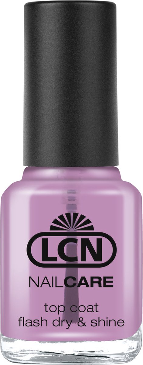 LCN - Nail Care - Top Coat - Flash Dry & Shine – 89369 - 8 ml - Transparant -