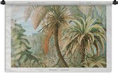 Wandkleed - Wanddoek - Vintage - Oude meesters - Varens - Planten - Natuur - 180x120 cm - Wandtapijt