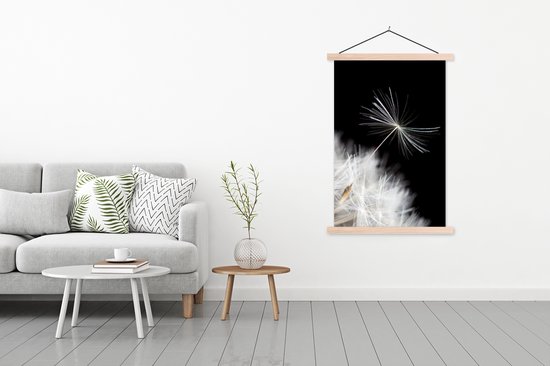 Porte-affiche avec affiche - Affiche scolaire - Bloem - Pissenlit - Plante - 120x180 cm - Lattes vierges