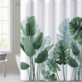 Loti Living Douchegordijn Anti Schimmel – Strelitzia - Inclusief ringen – Waterdicht - Polyester - Douchegordijn 180x200 cm