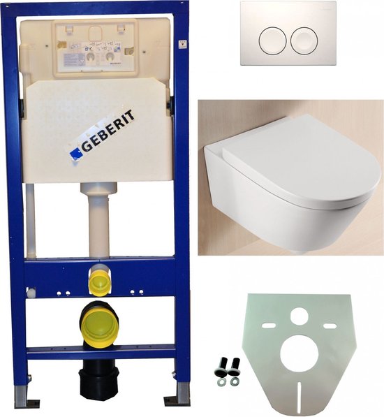 Geberit Accessoires - Kit de manchon de raccordement pour WC suspendu, excentré de 7 cm 131.108.11.1