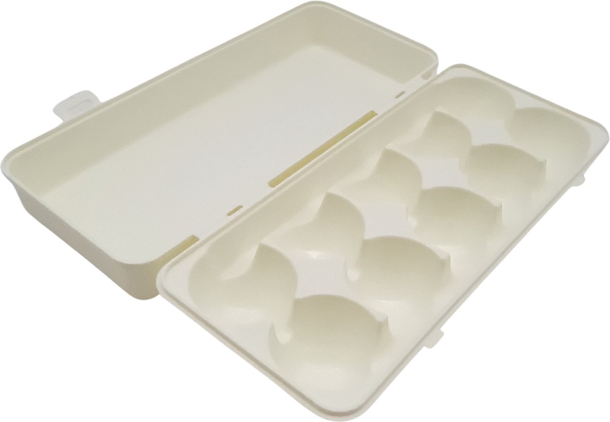 Eierdoos - Bewaardoos eieren - 12 stuks - Eieren opbergen - Eierhouder - Eierbox - Opbergen - Camperen