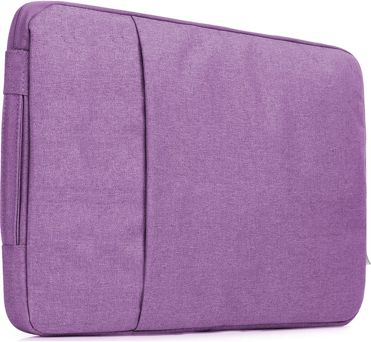 Mobigear Laptophoes geschikt voor Laptop | Mobigear Denim Zipper Sleeve 12 inch Laptop hoes - Paars