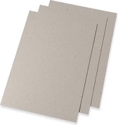 Carton gris - A3 - 25 feuilles - 945 GM - Epaisseur : 1,5 mm
