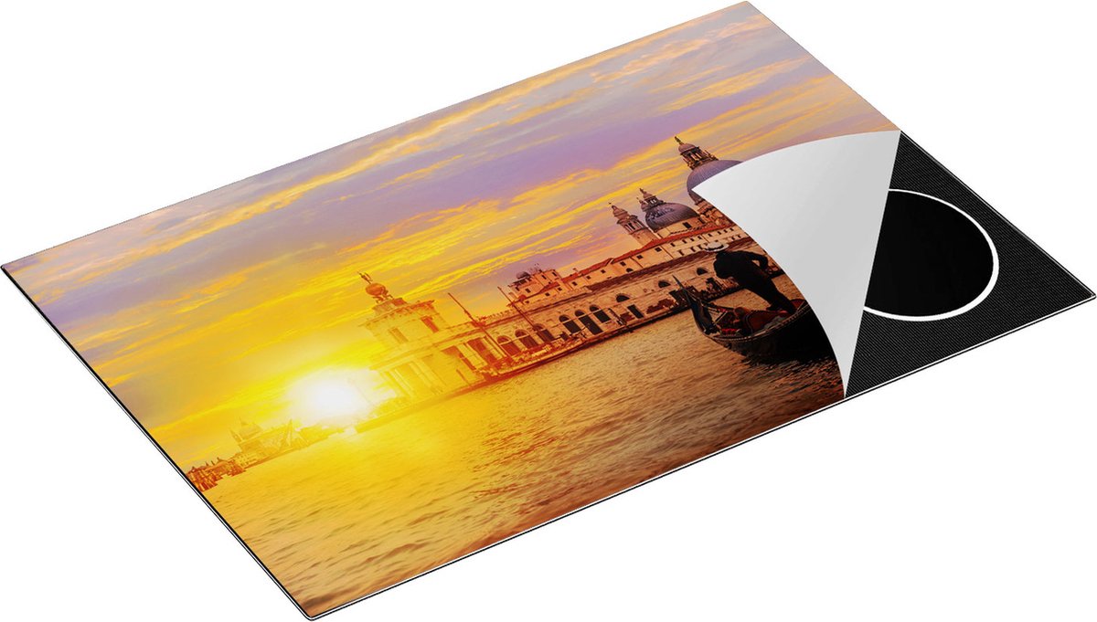 Chefcare Inductie Beschermer Gondel in Venetië voor het Basiliek - 83x51,5 cm - Afdekplaat Inductie - Kookplaat Beschermer - Inductie Mat