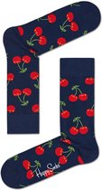 Bol.com Happy Socks unisex sokken cherry blauw aanbieding