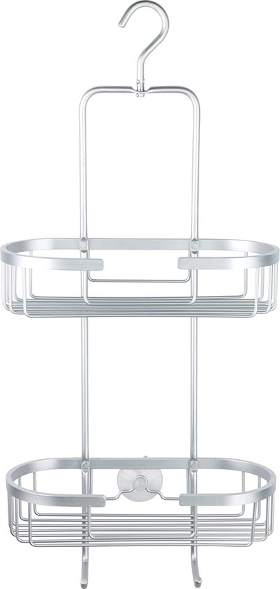 WENKO Badregal Chrom - 3 Ablagen & 2 Haken Für Mehr Ordnung Im Bad