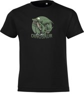 Klere-Zooi - Dino met Vleugels (Kids) - T-Shirt - 116 (5/6 jaar)