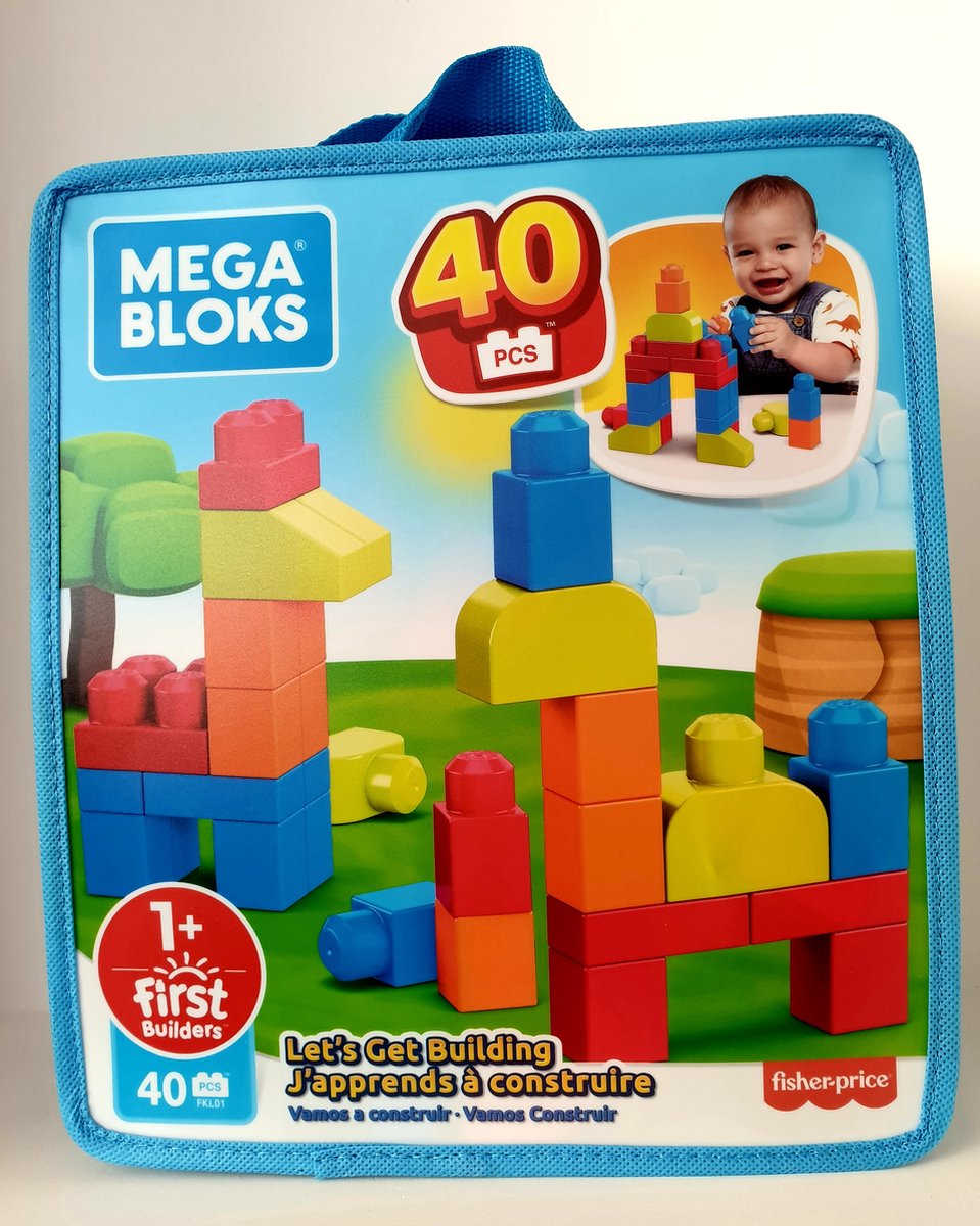 Fisher Price Mega Bloks First Builders 40 Blokken Met Tas