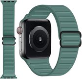 Siliconen Stretch Band - Groen - Geschikt Voor Apple Watch Series 42/44/45mm