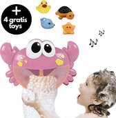 Badspeelgoed -Muzikale Krab Met Muziekjes En Zeepbellen - Badspeeltjes - Baby Speelgoed Voor In Bad -