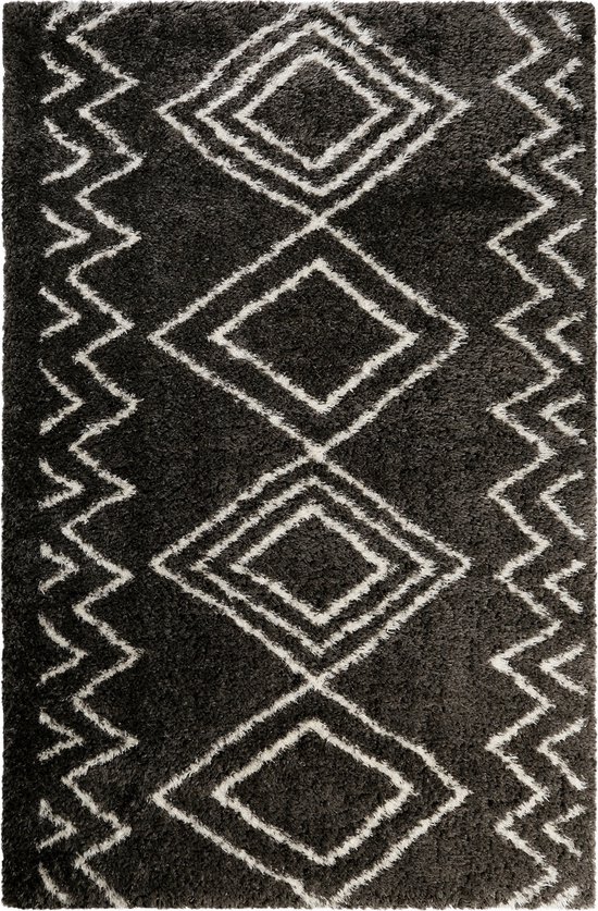 Wecon home - Hoogpolig tapijt - Yagour - 100 % Polyester - Dikte: 50mm