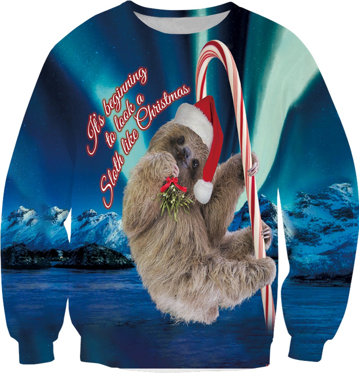 Looking a sloth like christmas kersttrui - Maat M - Foute kerst trui -  Superfout | bol.com