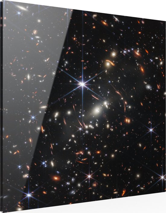 James Webb by MALNINK™ - Glasschilderij James Webb Telescope 2022 (100 x 75 cm)
