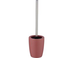 WENKO WC-garnituur Punto Ash Rose - WC-borstelhouder, keramiek, 11 x 41 x 11 cm, roze