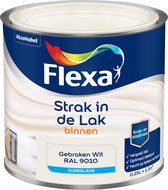 Flexa Strak in de Lak - Watergedragen - Zijdeglans - Wit - 750 ml | bol.com