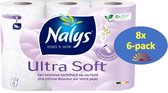 Nalys- Toiletpapier - Ultra soft - Eco 8x6 stuks - voordeelverpakking