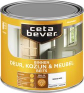 CetaBever - Binnenbeits - Deur, Kozijn & Meubel - Transparant Zijdeglans - Zweeds Lichtgrijs - 500 ml
