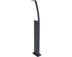LUTEC Connect KIRA - LED lamp op sokkel voor buiten - Donkergrijs