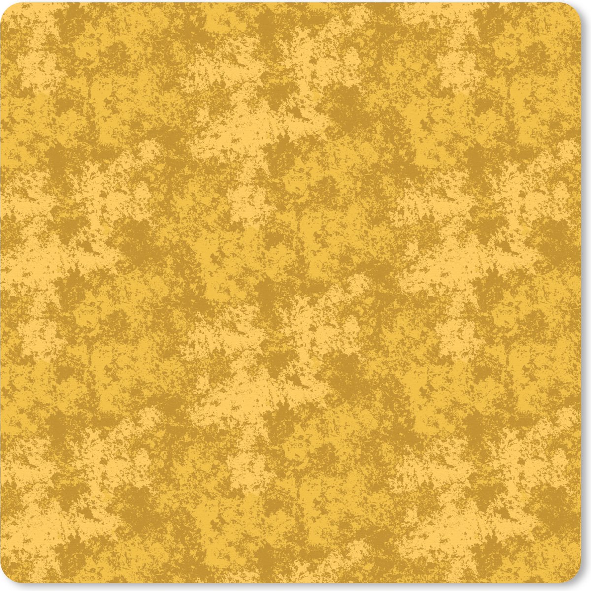 Muismat XXL 80x80 cm - Bureau onderlegger - Bureau mat Kunst - Geel - Symbolisme - Gustav Klimt - Bureaumat - Gaming mousepad xl - Bureaulegger groot - Computer deskmat