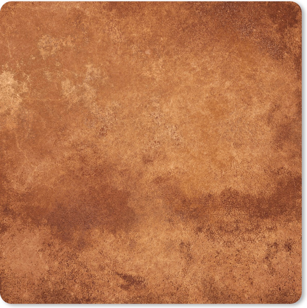 Muismat XXL 80x80 cm - Bureau onderlegger - Bureau mat Roest - Bruin - Brons - Bureaumat - Gaming mousepad xl - Bureaulegger groot - Computer deskmat