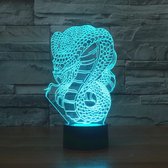 Draken LED Nachtlampje, 'De Duivelslang' RGB LED Licht, Sfeervolle Home Decoratie voor Liefhebbers van Mystieke Wezens