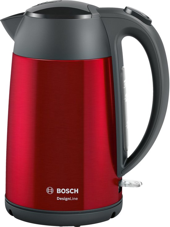 Bosch TWK3P424 Waterkoker 1.7L 2400W Rood/Zwart