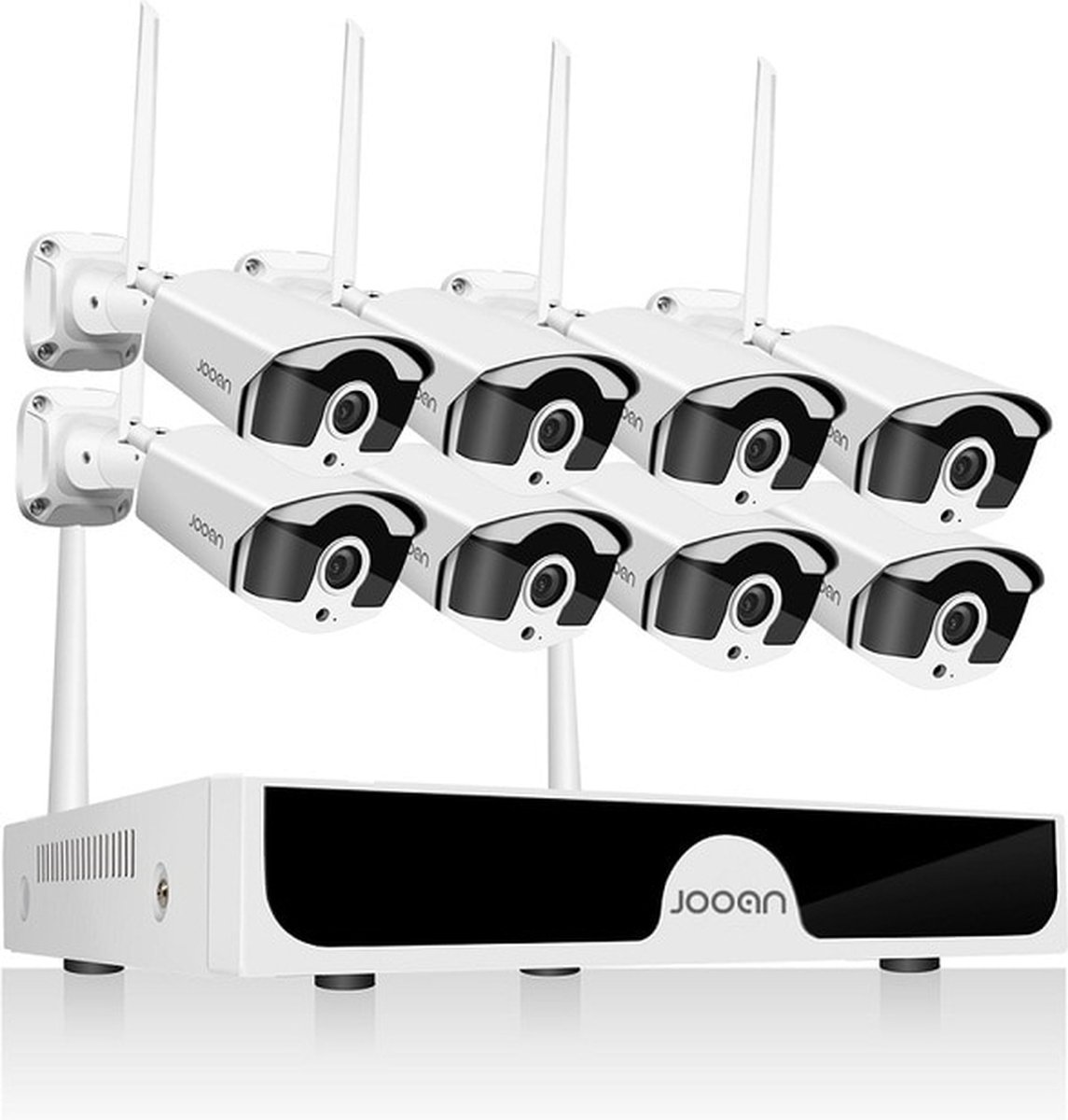 CCTV - Beveiligingscamera set met 8 Cameras Outdoor Buiten - Home Security Camera Systeem - Wifi Camera Set - Video + Audio-opname - Beveiligingscamera - 8 Camera’s - Nachtzicht - Motion Detector