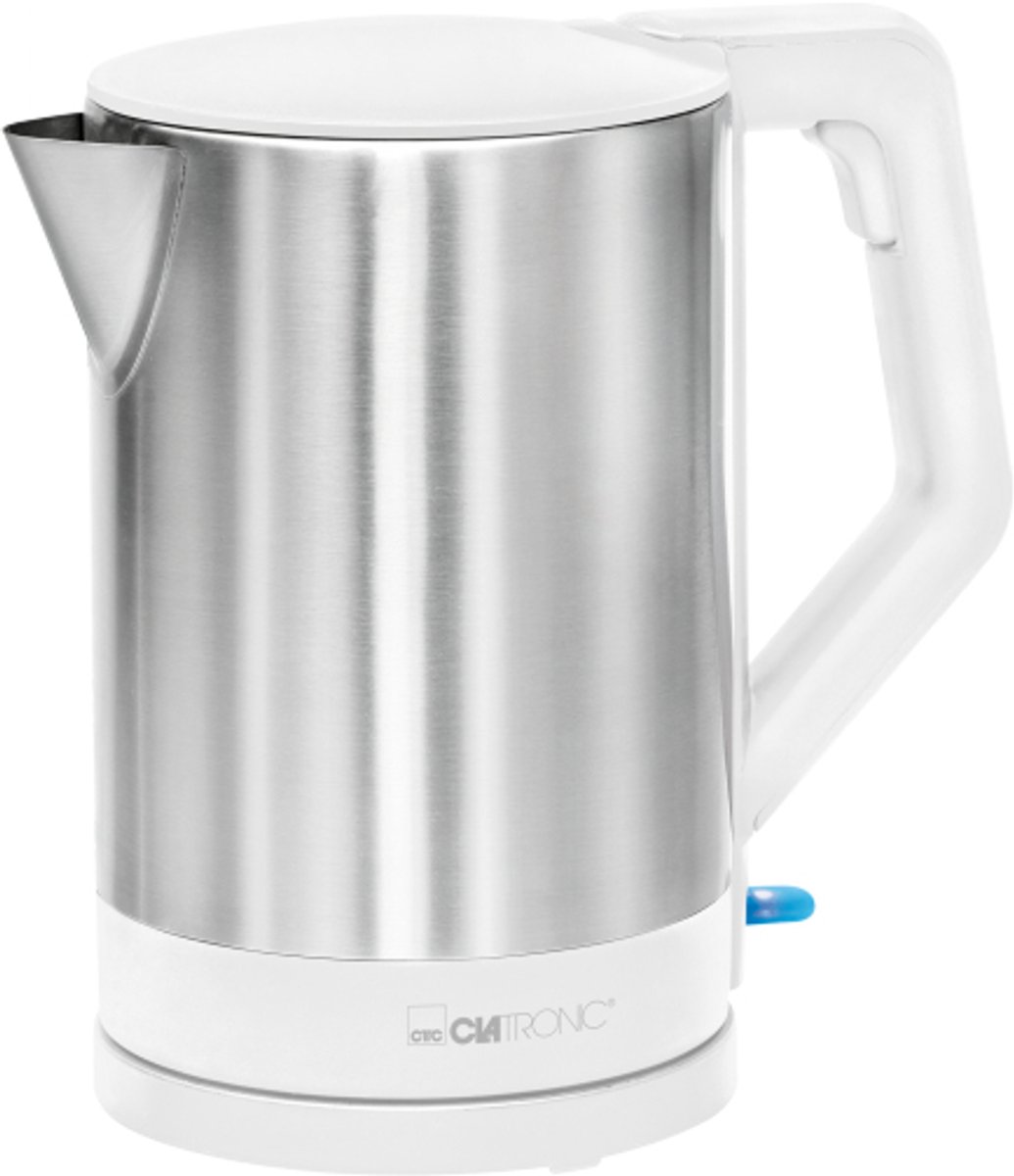 Clatronic WKS 3692 - Waterkoker - 1,5 l - Roestvrijstaal Wit - 2200 W