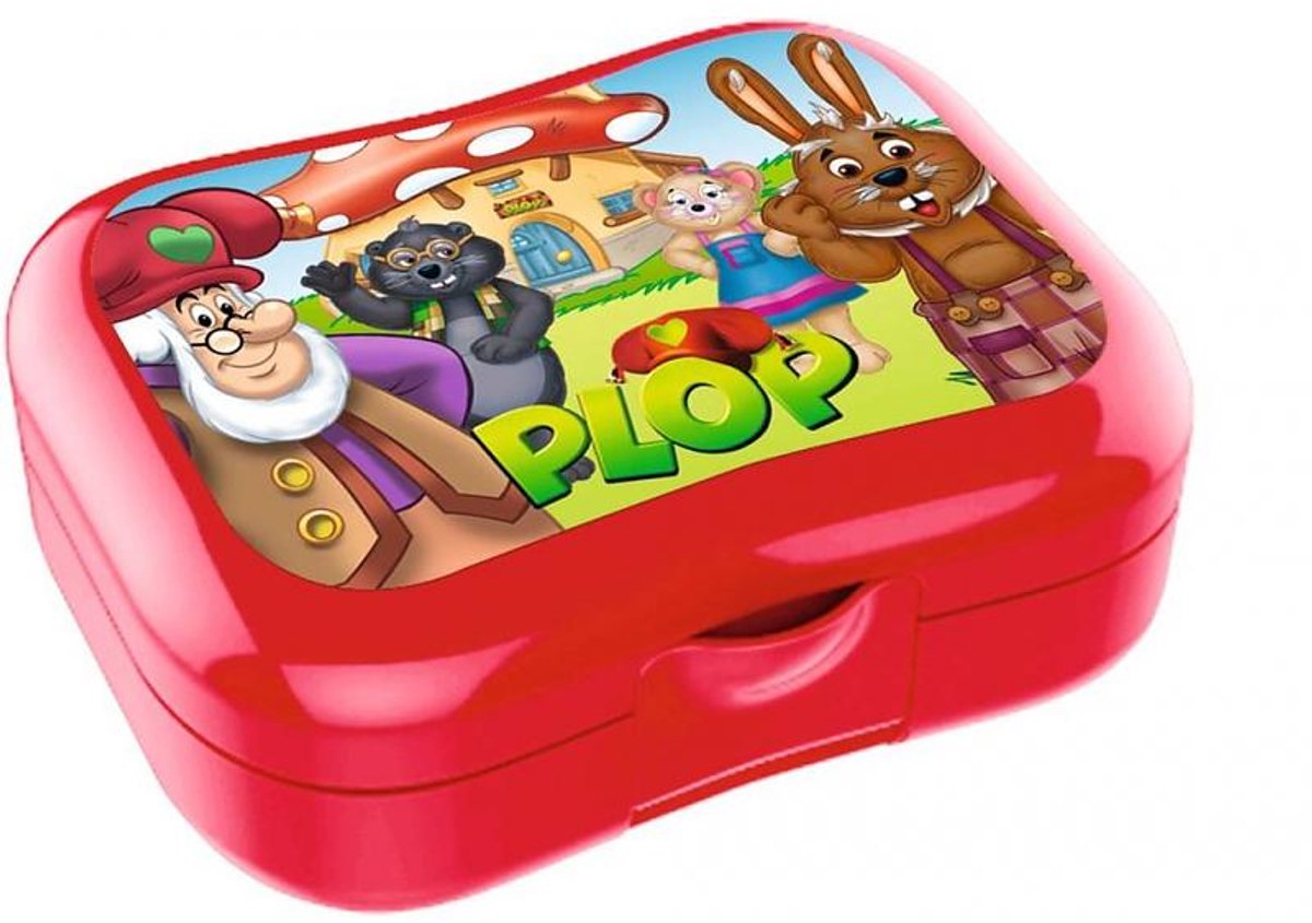 Plop en de Peppers: Lunch box - rood