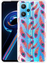 Realme 9 Pro Hoesje Feather Art - Designed by Cazy