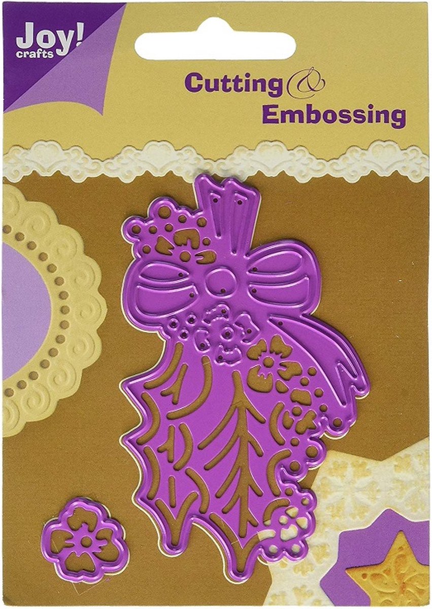 Joy - cutting & embossing - 6002-0044 kerst hulst