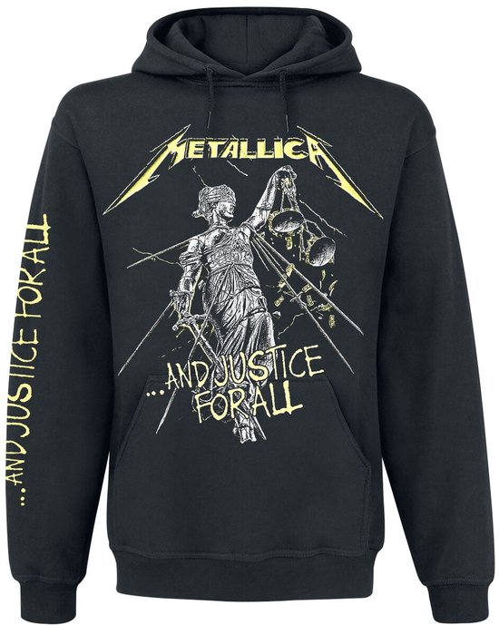 Sweat à capuche/pull Metallica - S- And Justice For All Tracks Zwart