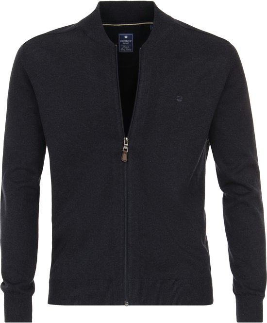 Gilet homme Redmond en coton - col montant - bleu (épaisseur moyenne)