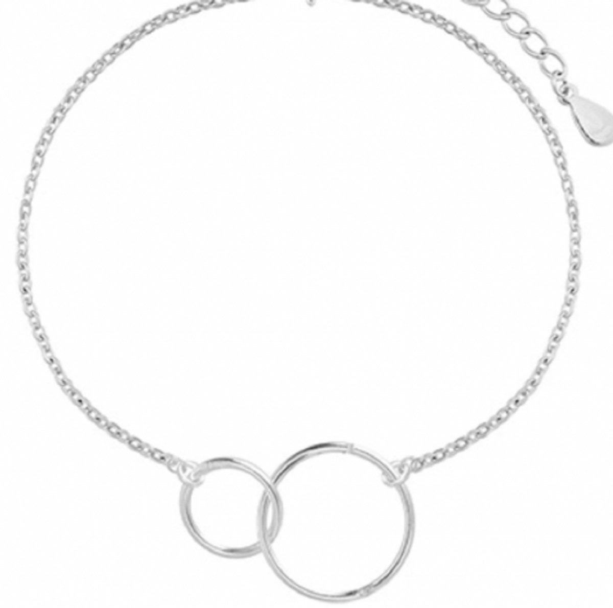 Enkelbandje-Odi-Zilver-Cirkel - Charme Bijoux