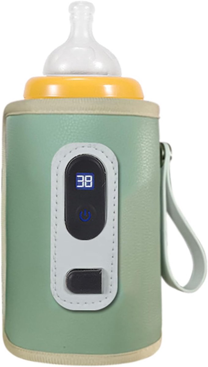 Goedkoopste Flessenwarmer draadloos voor Baby - Draagbare Baby Flessenverwarmer voor onderweg - Snelle Verwarming - Oplaadbaar via USB - Flesverwarmer - Baby fles maker