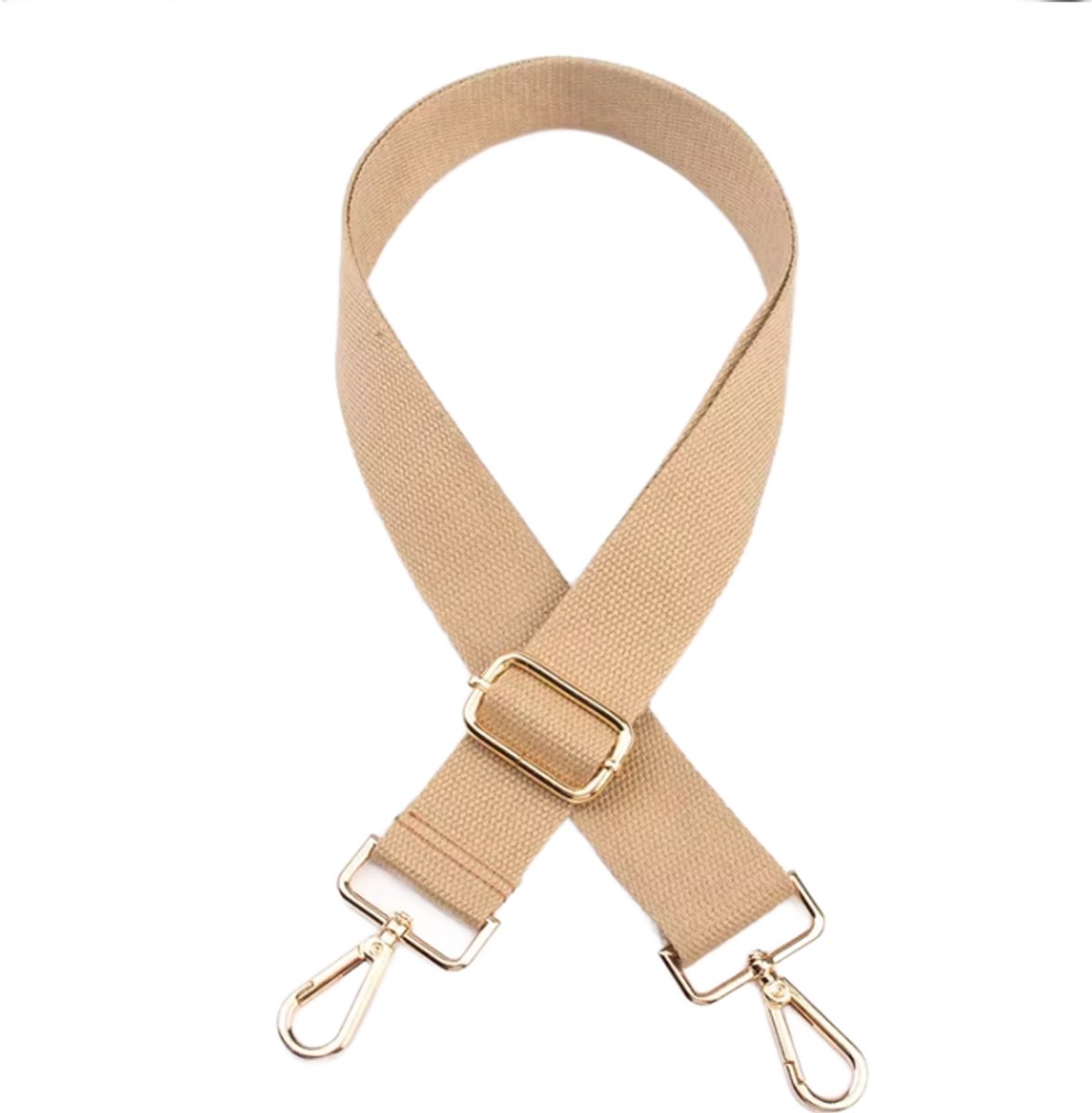 Bag strap - Tas strap - Tassen hengsel - 130 cm - Khaki
