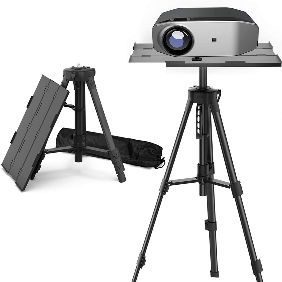 ApexArte® Projector Statief – Beamer Statief Met Laptop Verdieping – Verstelbaar Standaard