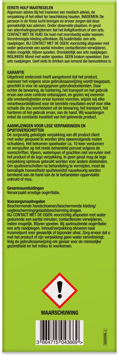 Protect Garden Beloukha Garden Onkruidbestrijder - 900 ml - Onkruid en Mos Bestrijdingsmiddel - Binnen 3 uur Resultaat - Hoog geconcentreerd — afbeelding 2