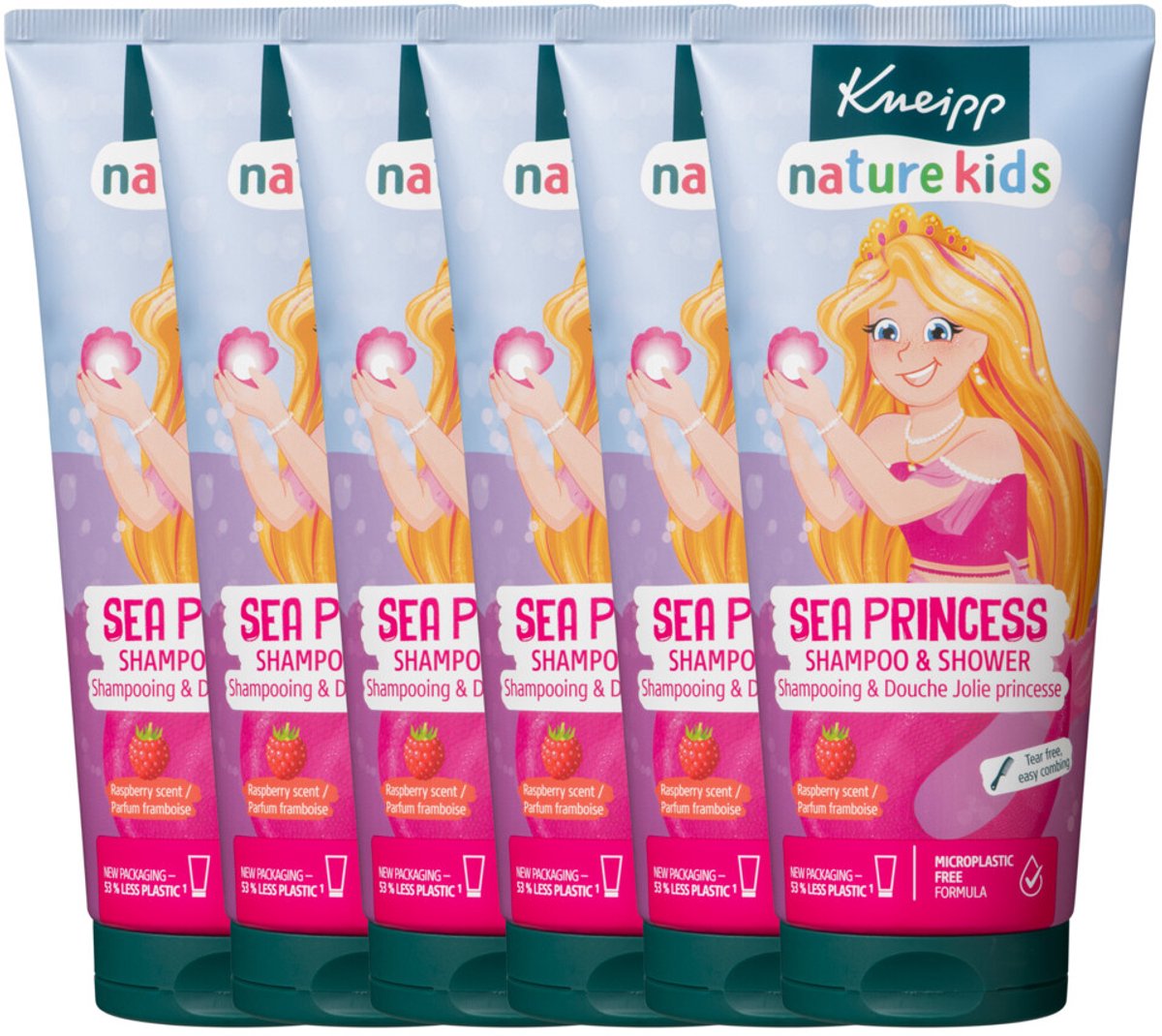 Goedkoopste 6x Kneipp Shampoo & Douche Prinsessen 200 ml